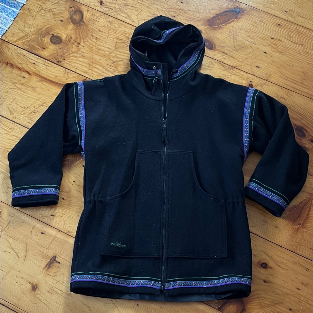 Wintergreen Northwoods Apparel men’s and women’s wool parka.